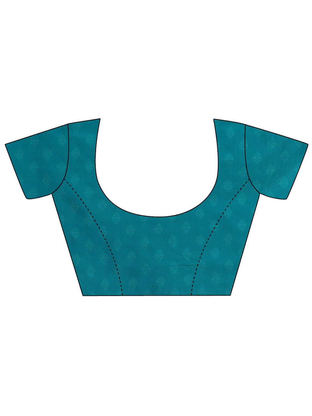 Teal Green Meenakari Banarasi Silk Blend Saree