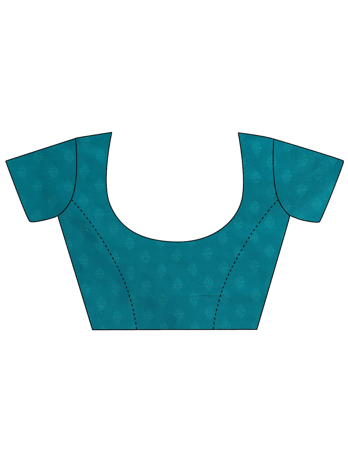 Teal Green Meenakari Banarasi Silk Blend Saree