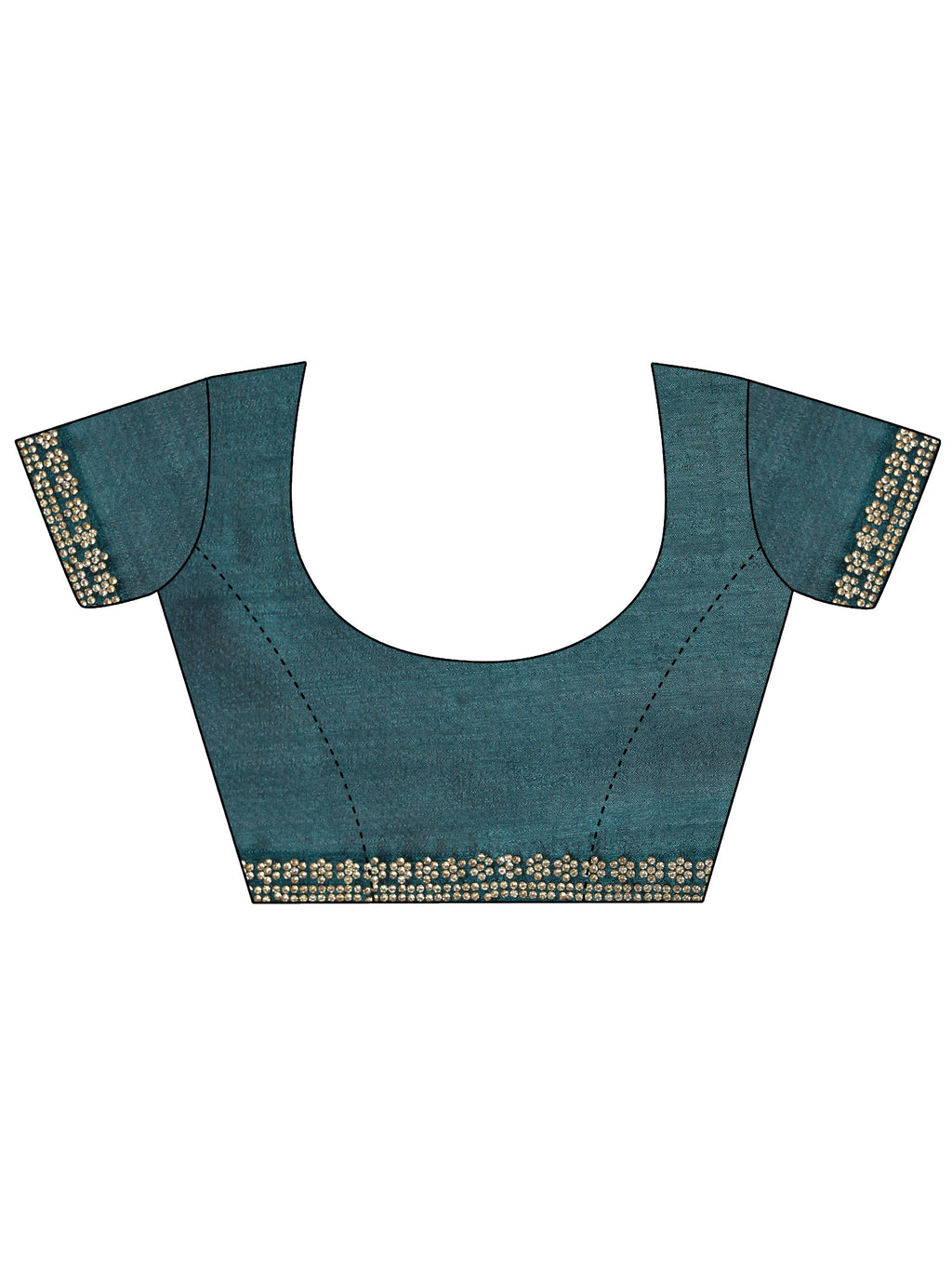 Burgundy Solid Silk Blend Saree With Unstitched Blouse Piece