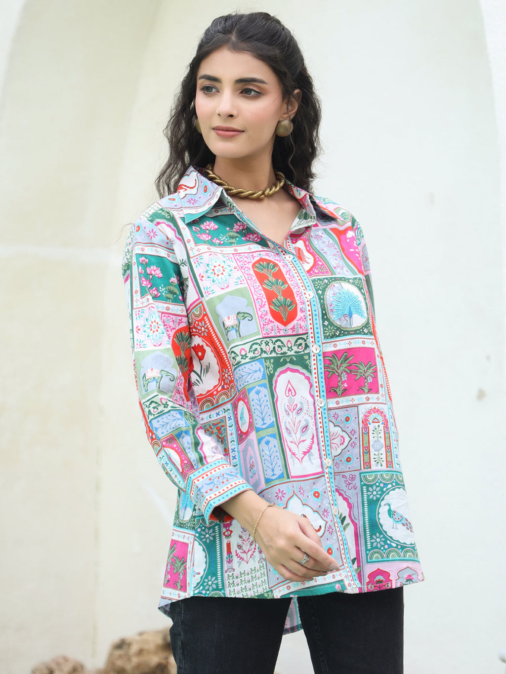 Women Printed Casual Shirt