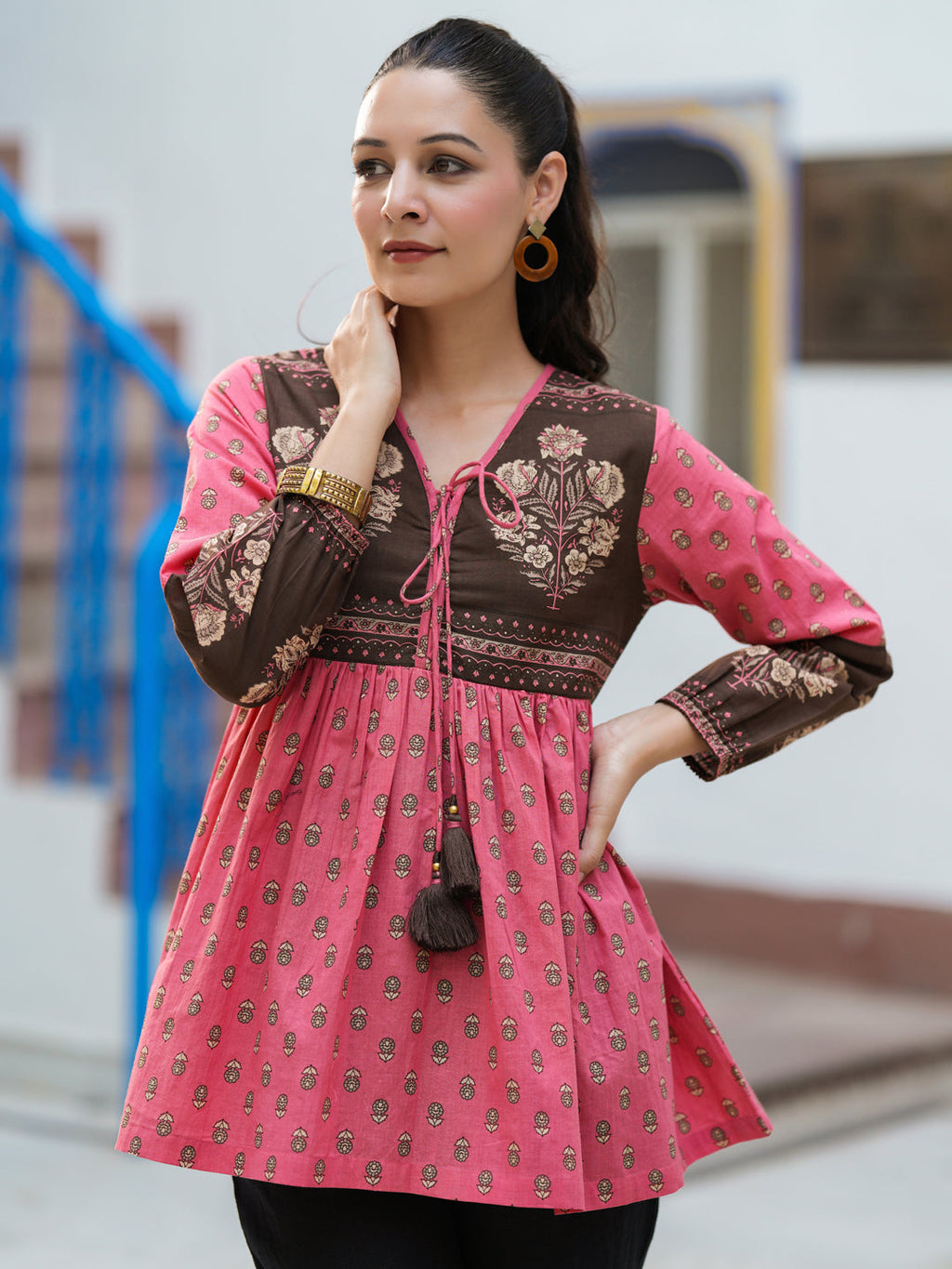 Print Cotton Top