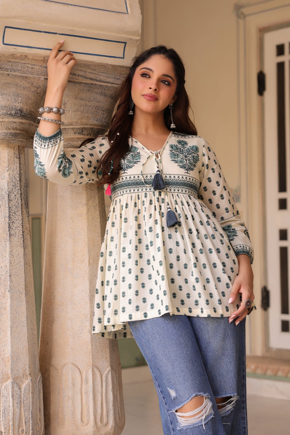 Print Cotton Top