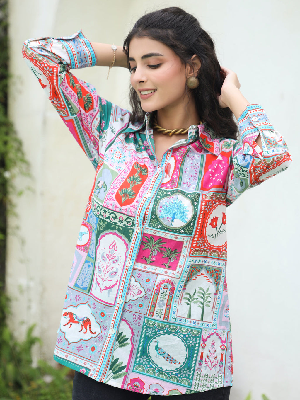 Women Printed Casual Shirt