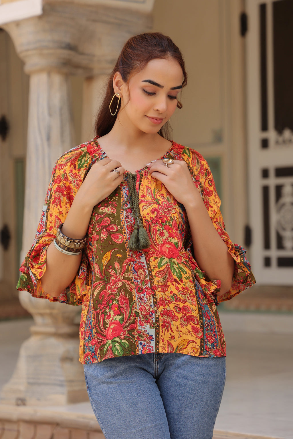 Print Cotton Top