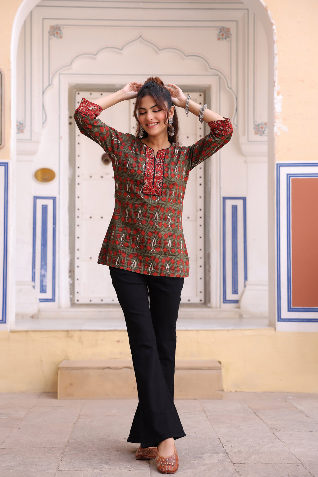 Print Cotton Top
