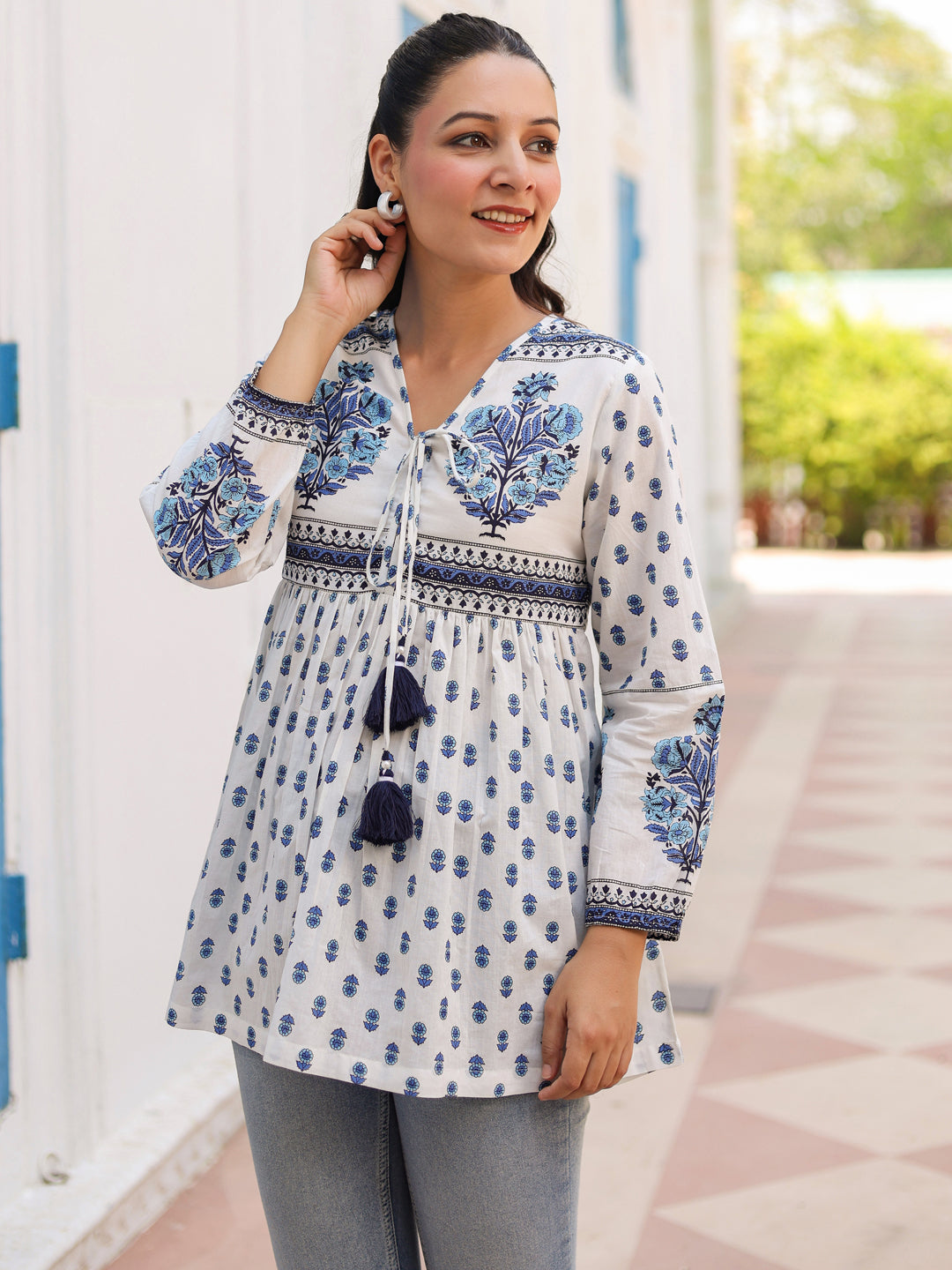 Print Cotton Top