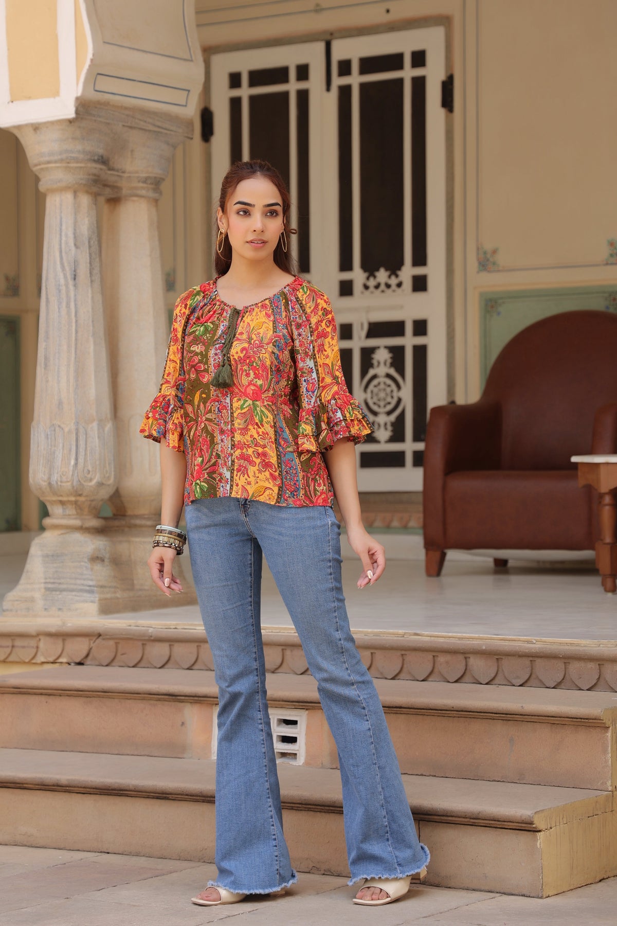 Print Cotton Top