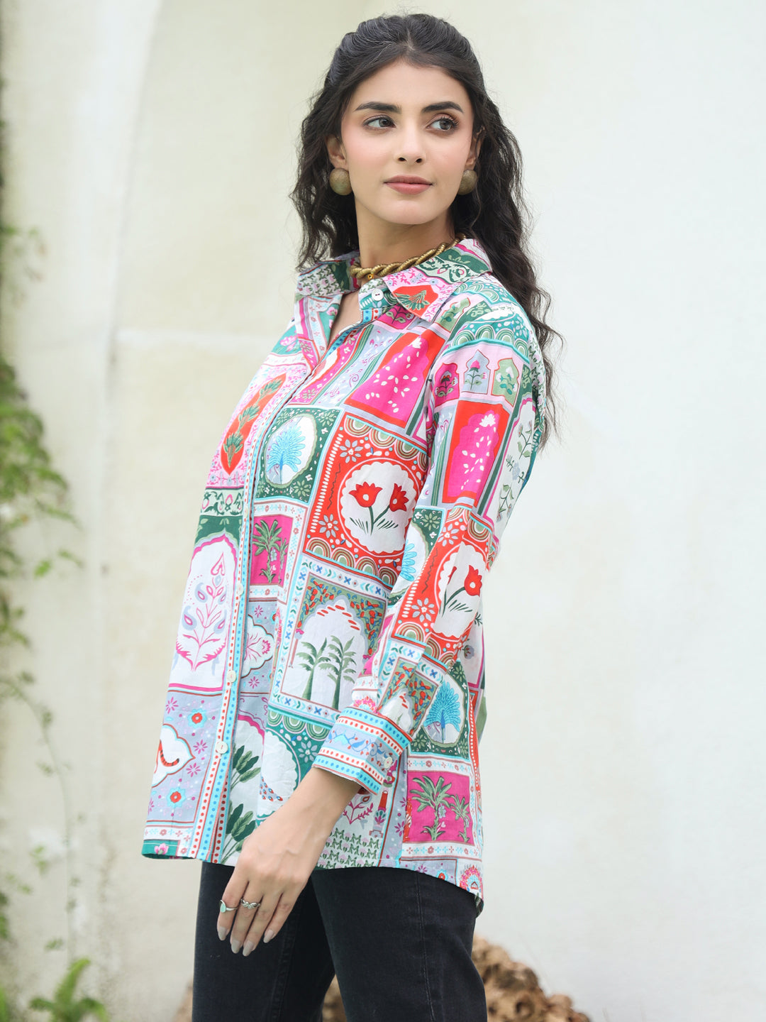 Women Printed Casual Shirt