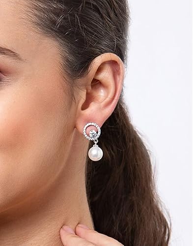 Pendant Earrings Chain Bracelet Ring for Women & Girls| Platinum Plated