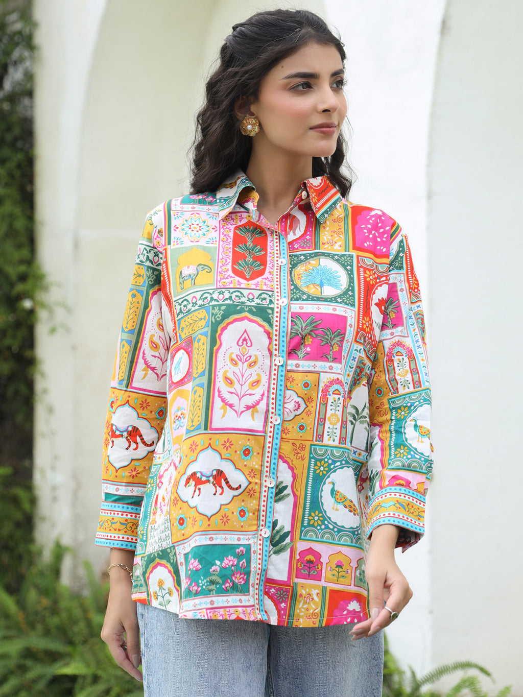 Women Printed Casual Shirt
