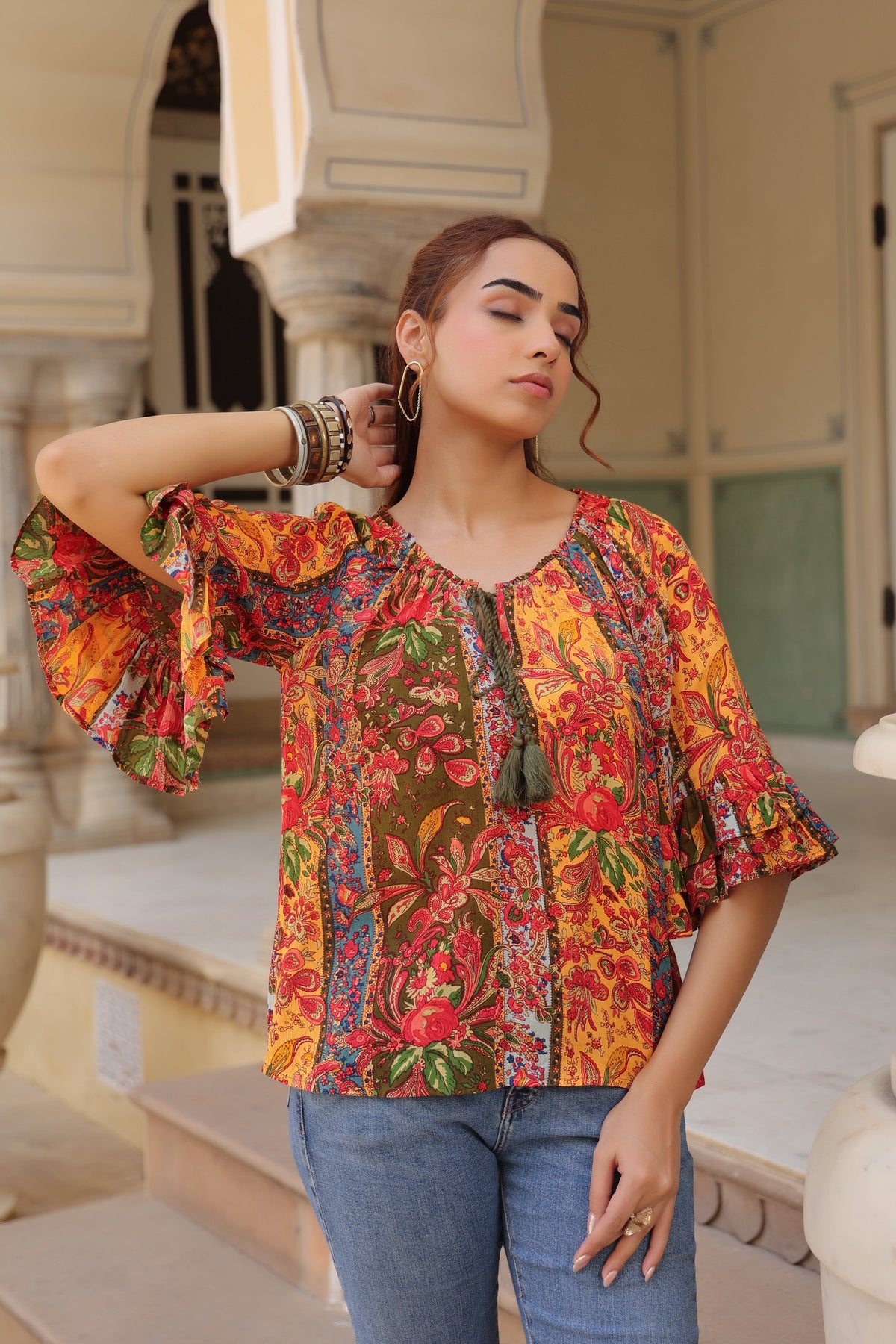 Print Cotton Top