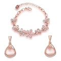 Pendant Earrings Chain Bracelet Ring for Women & Girls