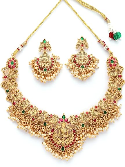Pendant Earrings Chain Bracelet Ring for Women & Girls