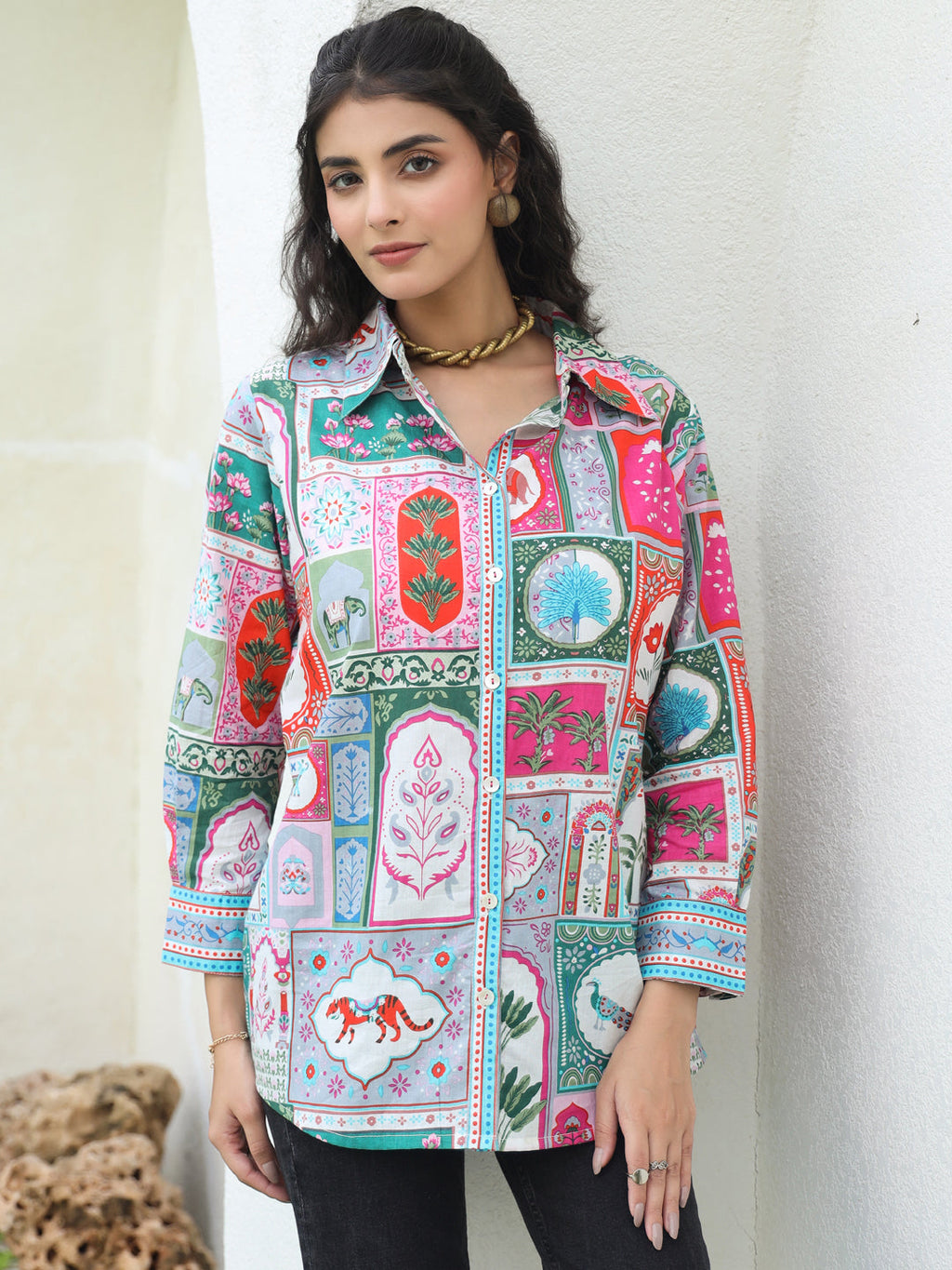 Women Printed Casual Shirt