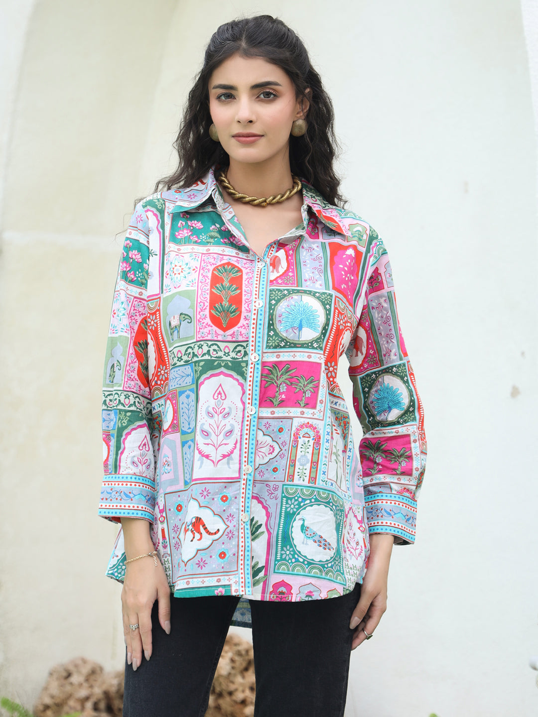 Women Printed Casual Shirt