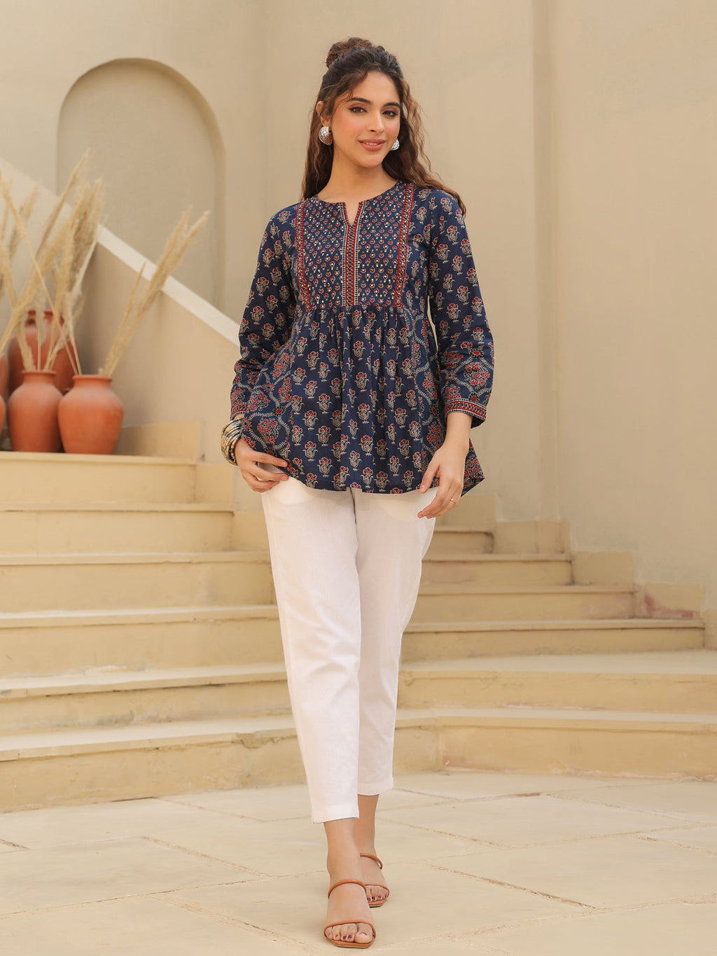 Print Cotton Top
