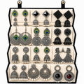 Premium Earring 12 Pair Foldable Velvet Earring Display Box