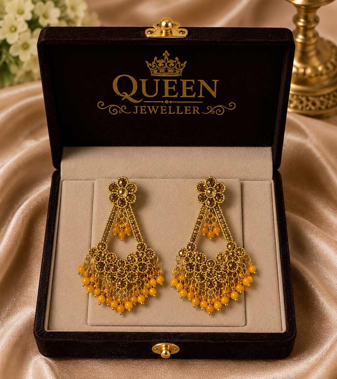 Pendant Earrings Chain Bracelet Ring for Women & Girls