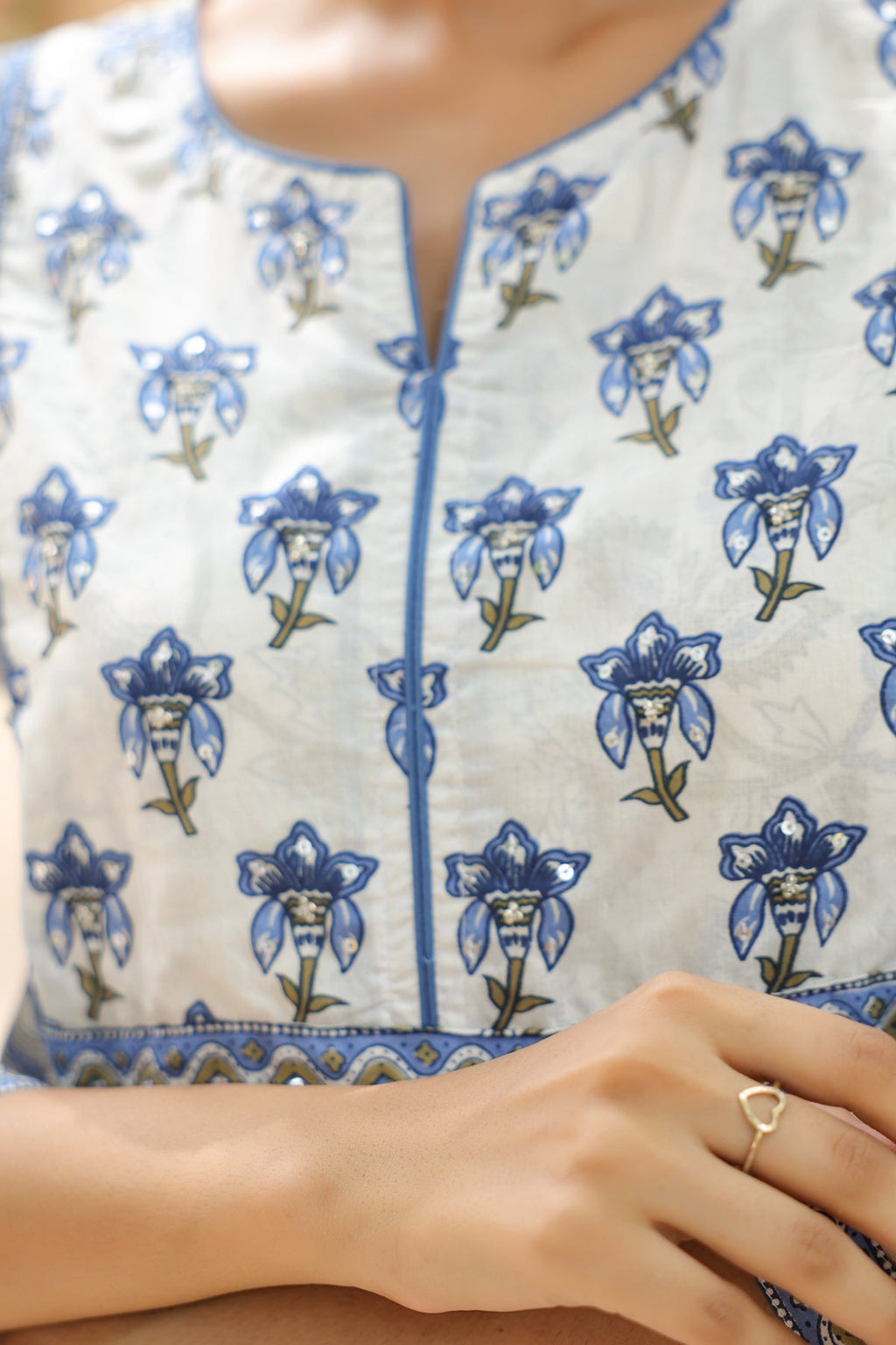 Printed Cotton Top