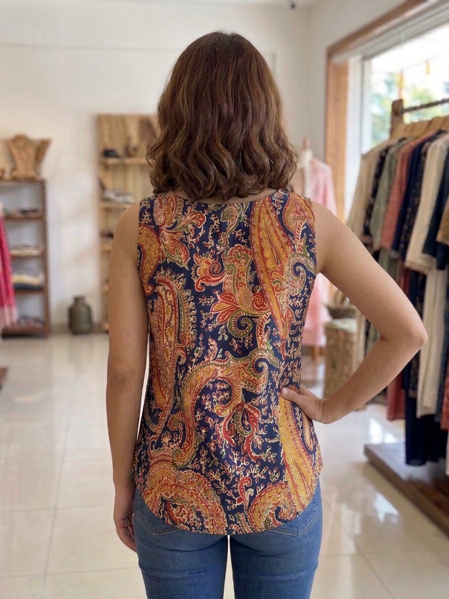 Print Cotton Top