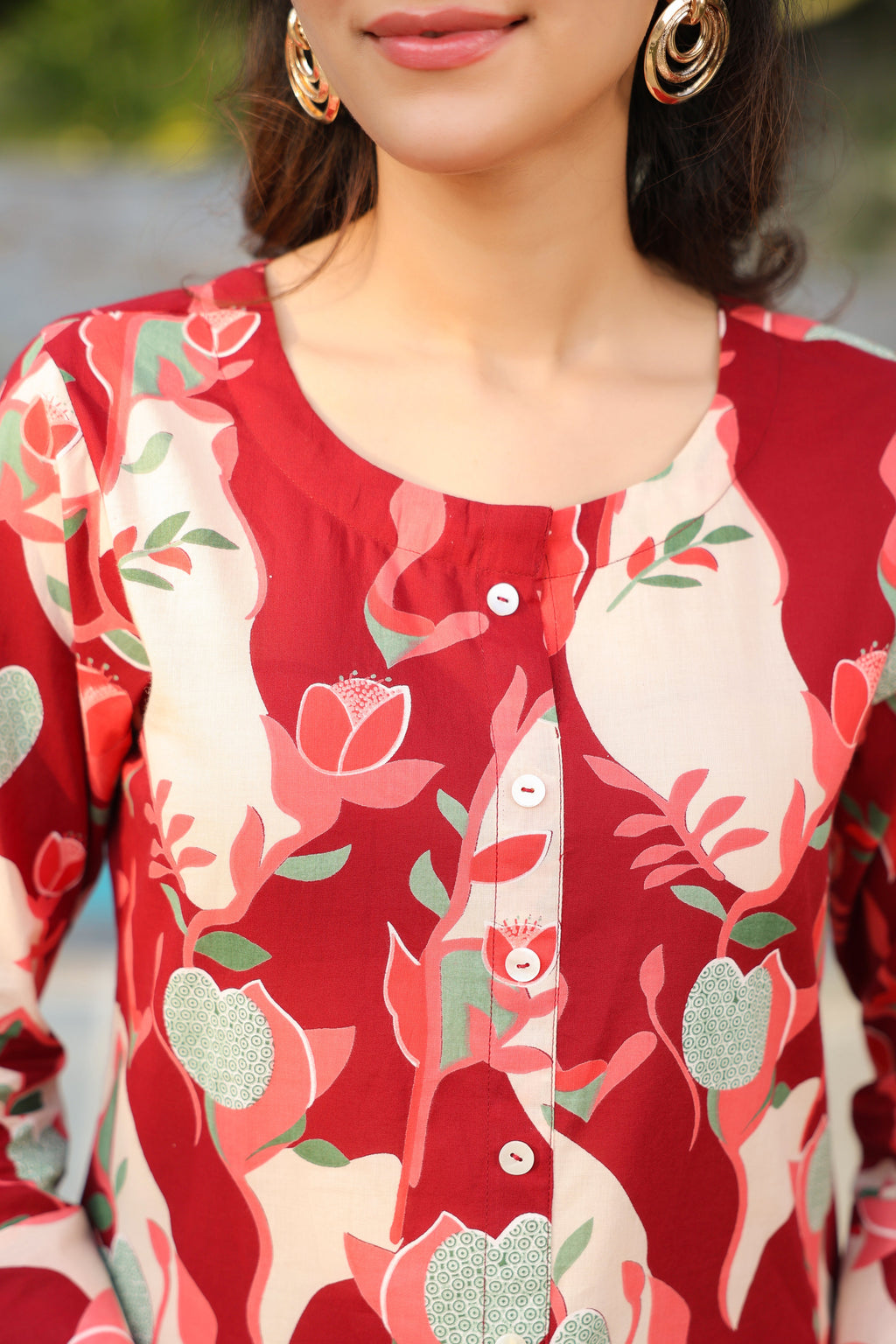 Print Cotton Top