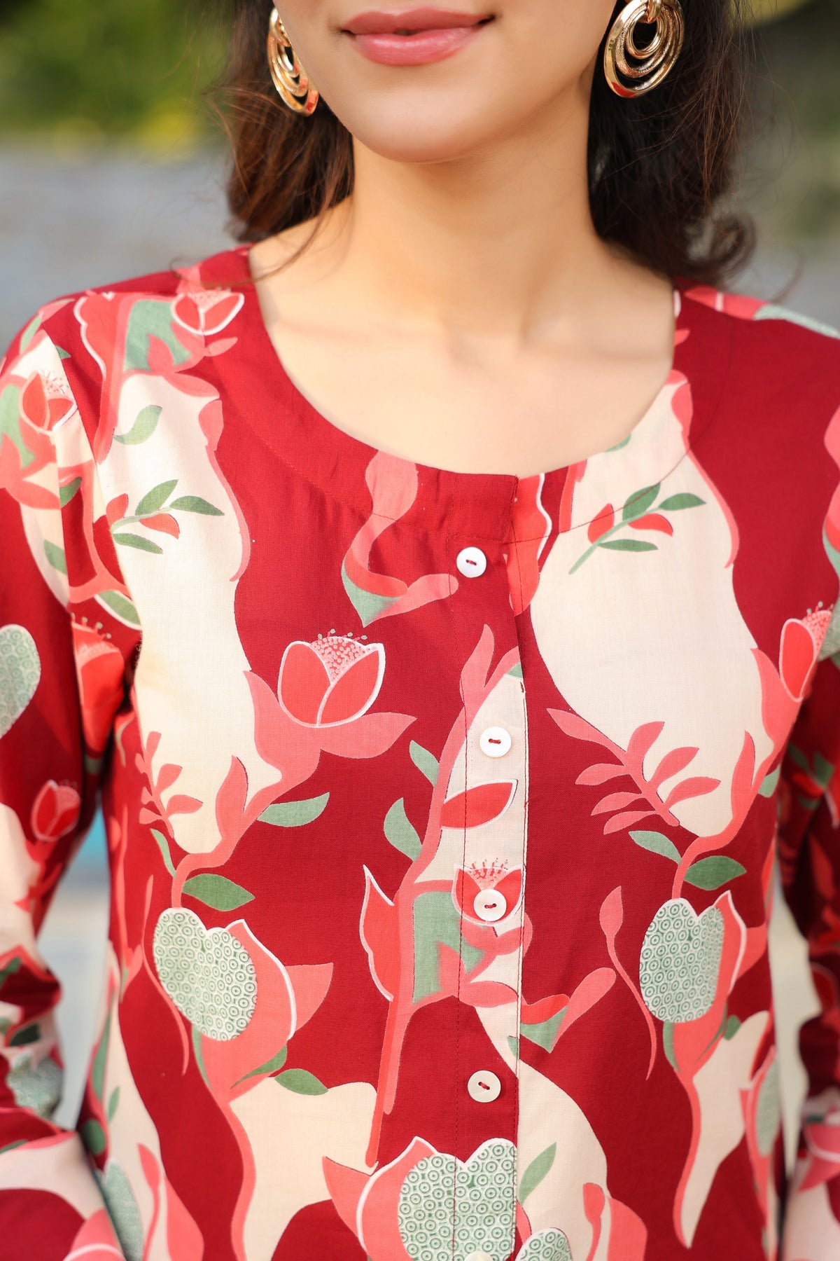 Print Cotton Top