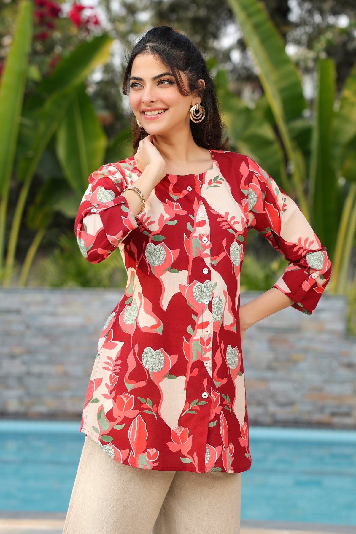 Print Cotton Top