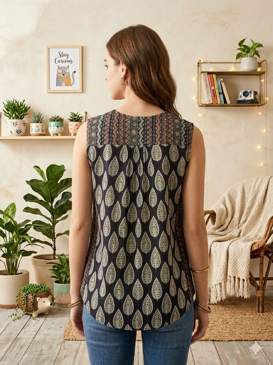 Print Cotton Top
