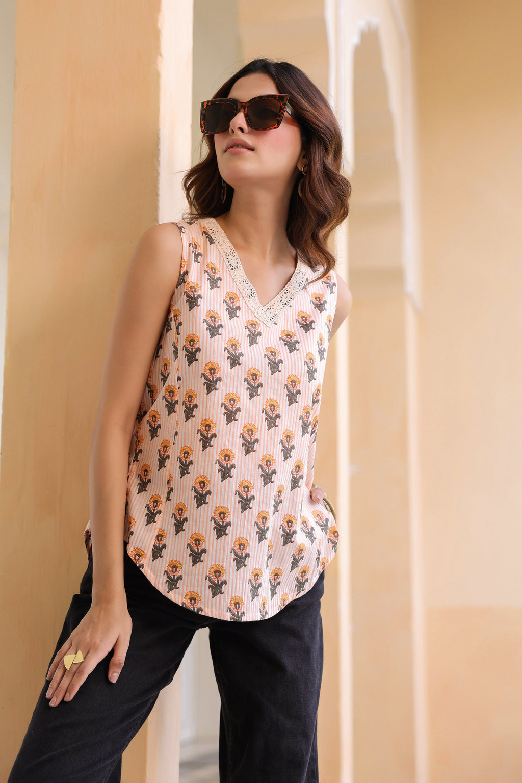 Print Cotton Top