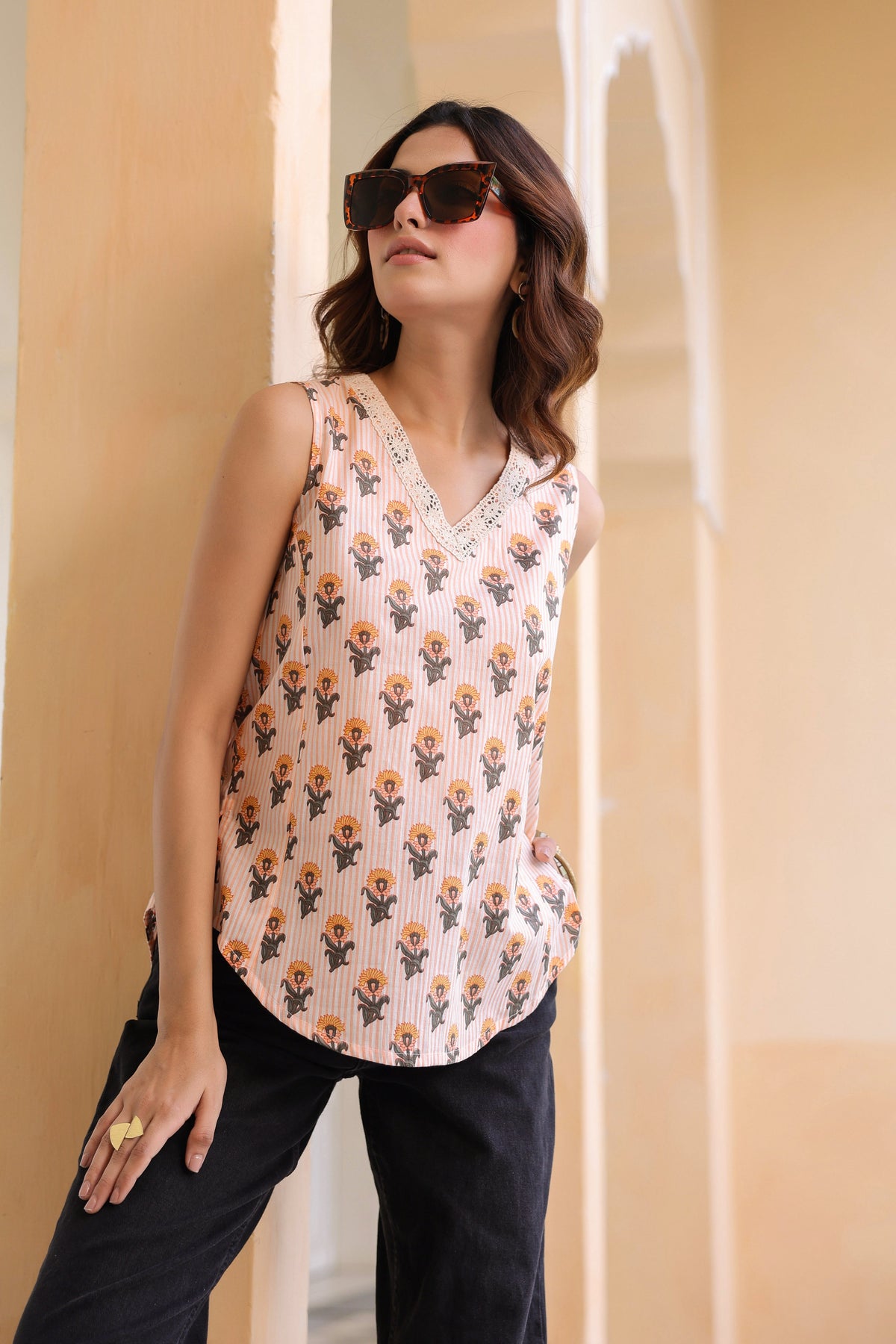 Print Cotton Top
