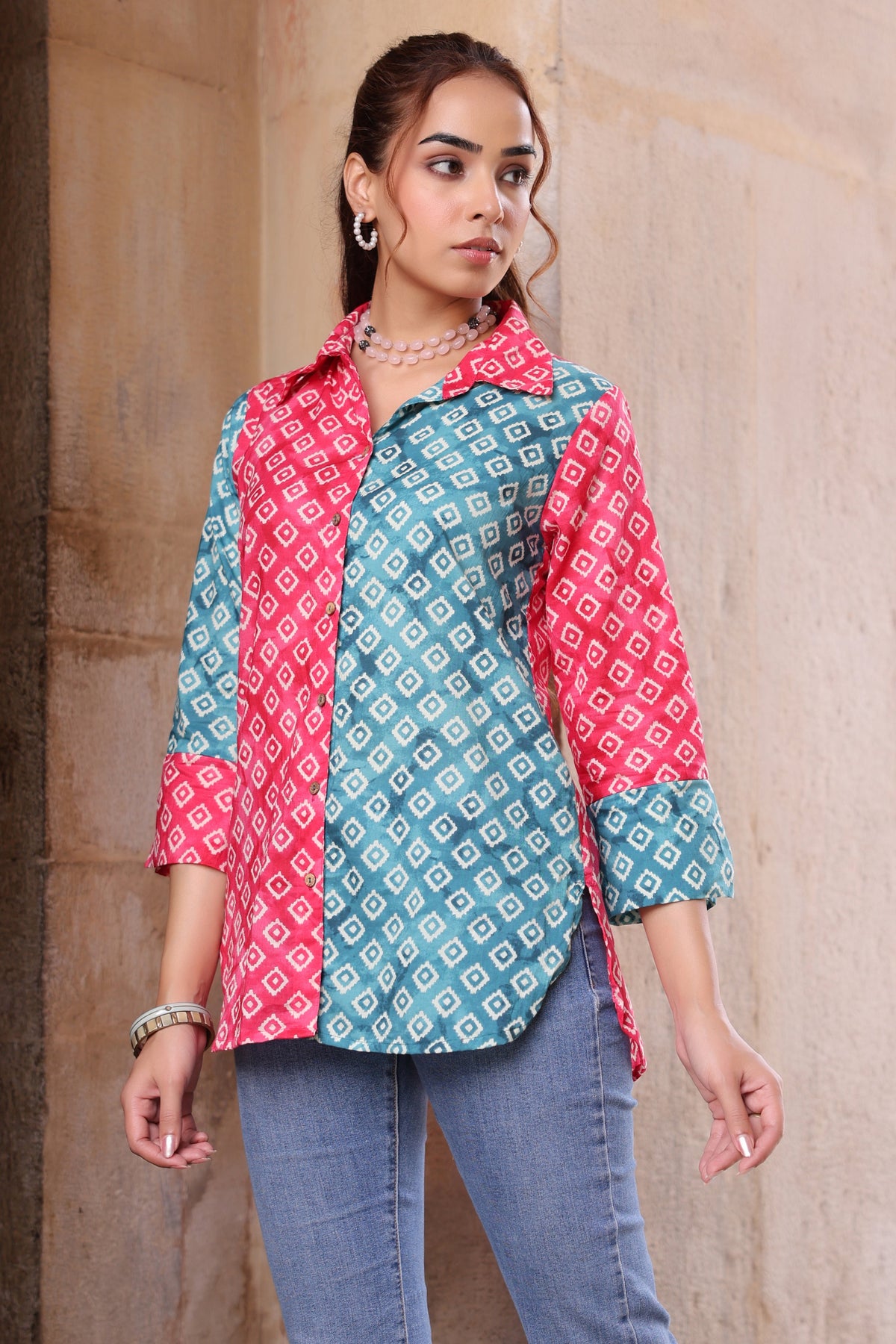 Women Relaxed Printed Casual Shirt