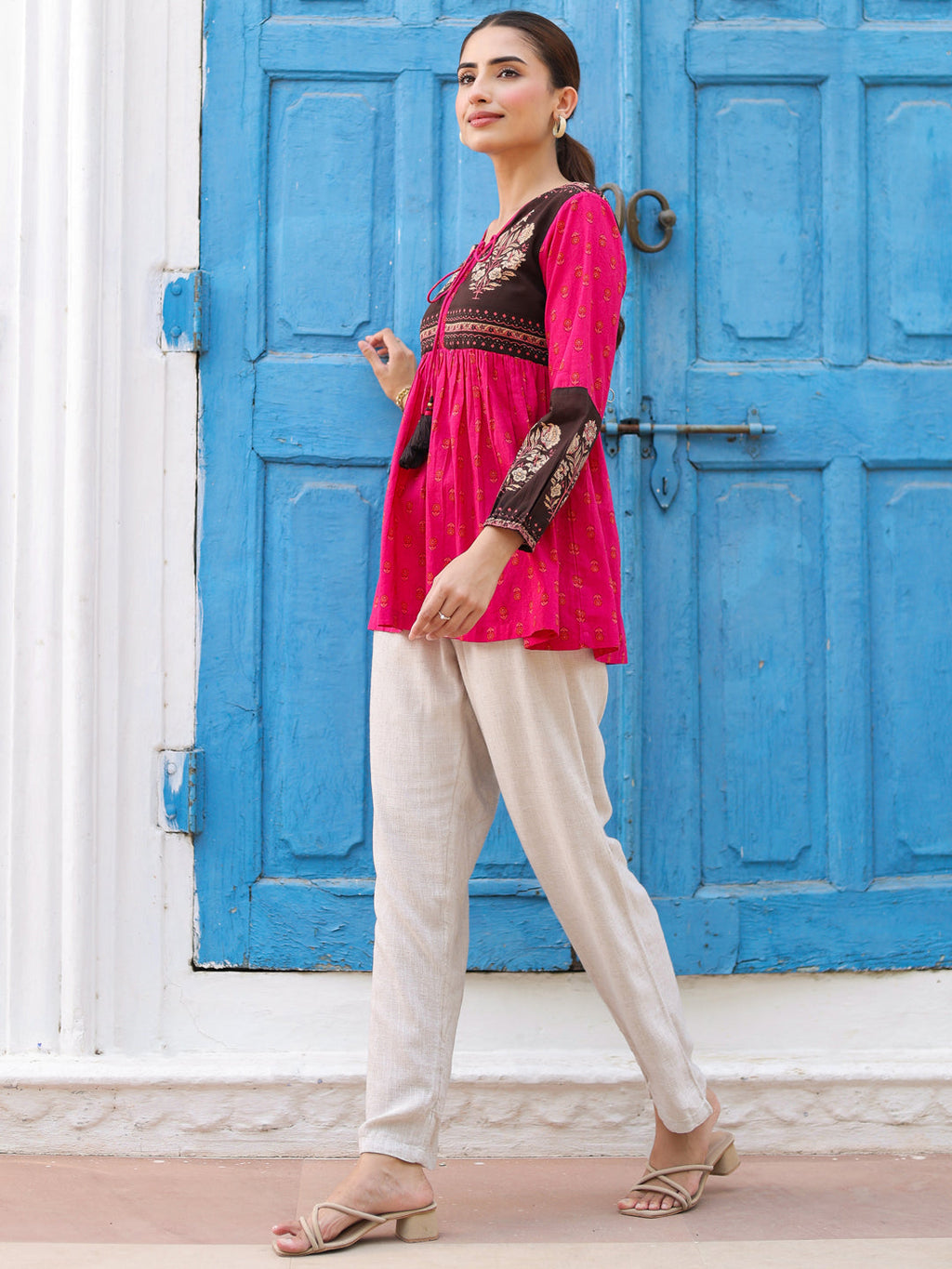 Print Cotton Top