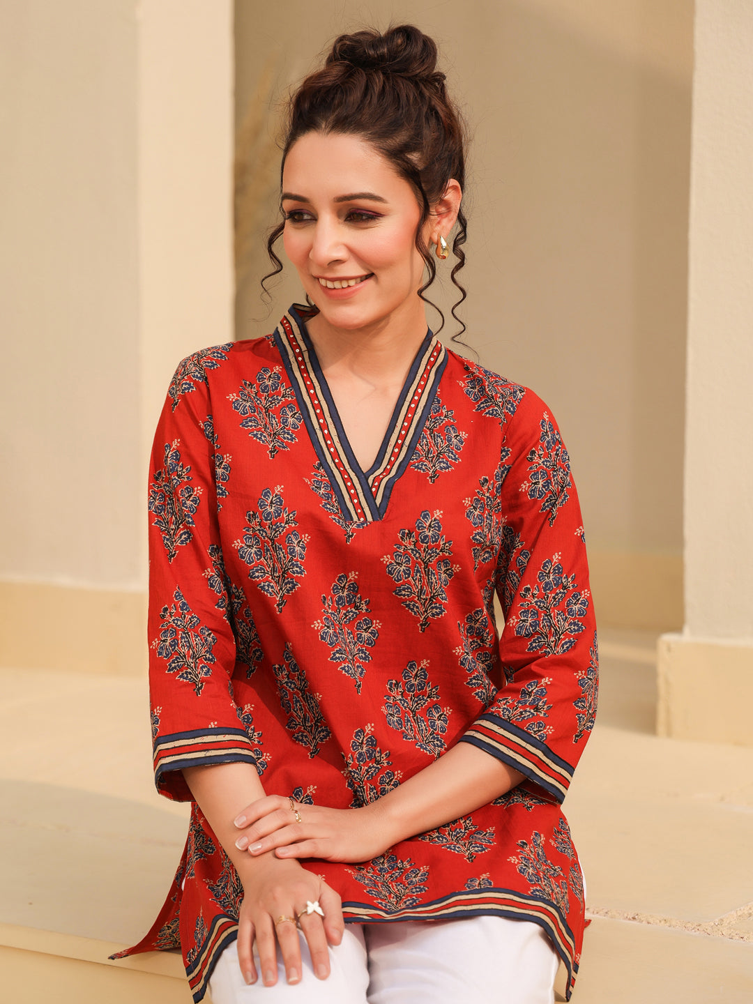 Print Cotton Top