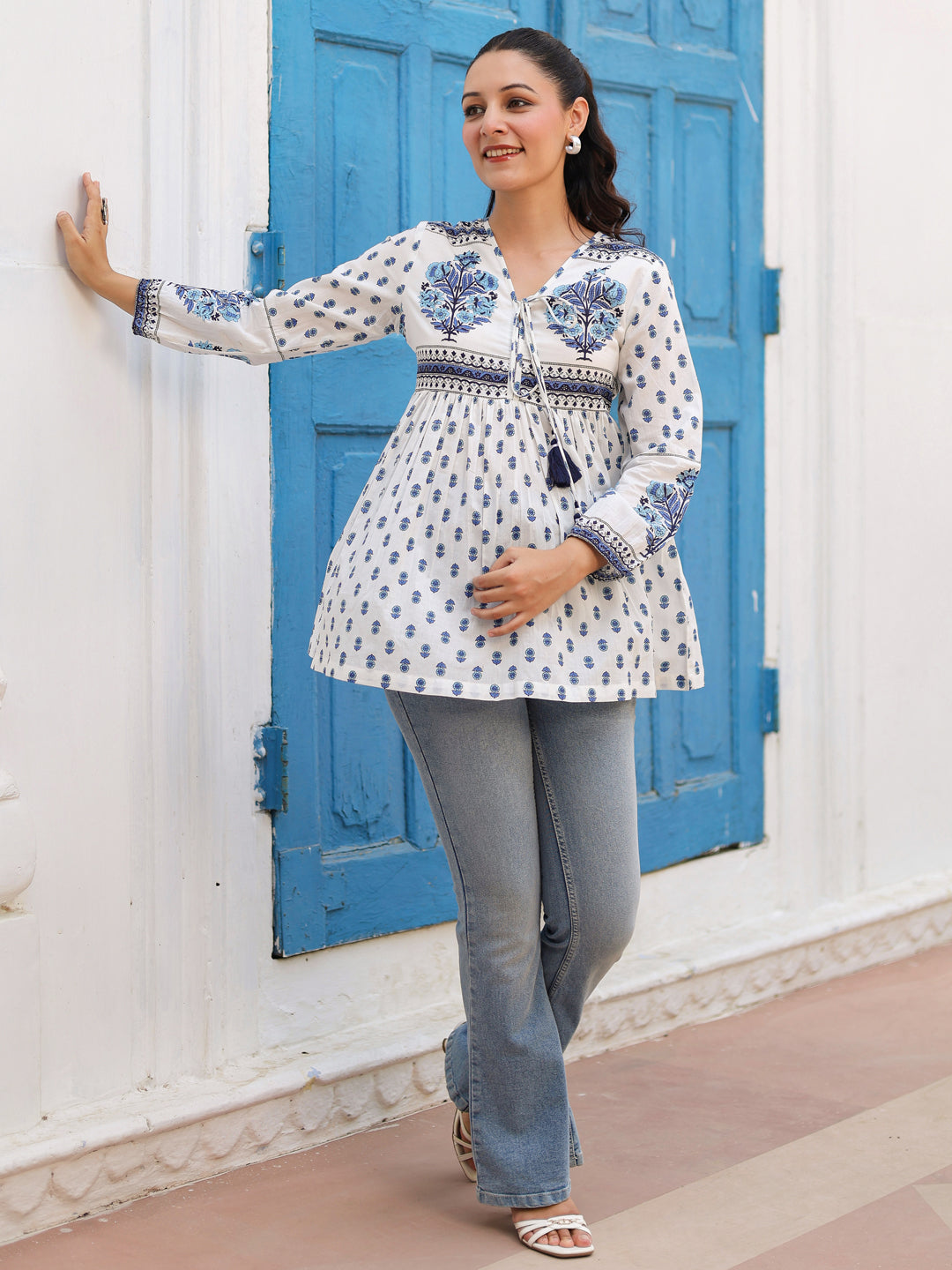 Print Cotton Top