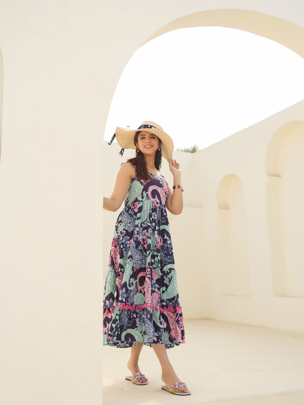 Printed Pure Cotton Ethnic Dress