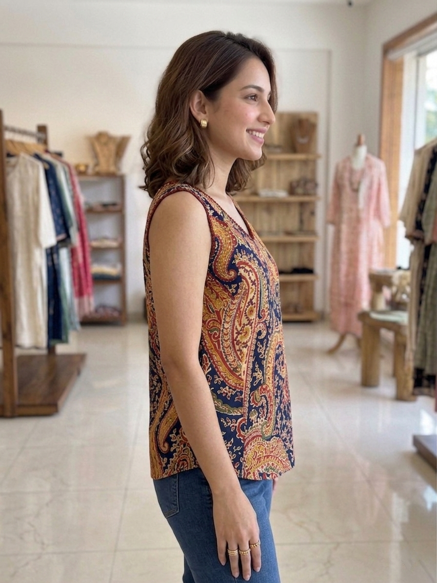 Print Cotton Top