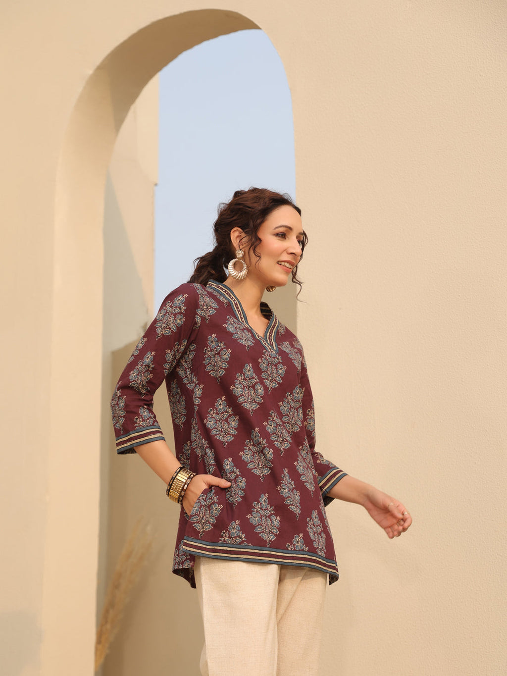 Print Cotton Top