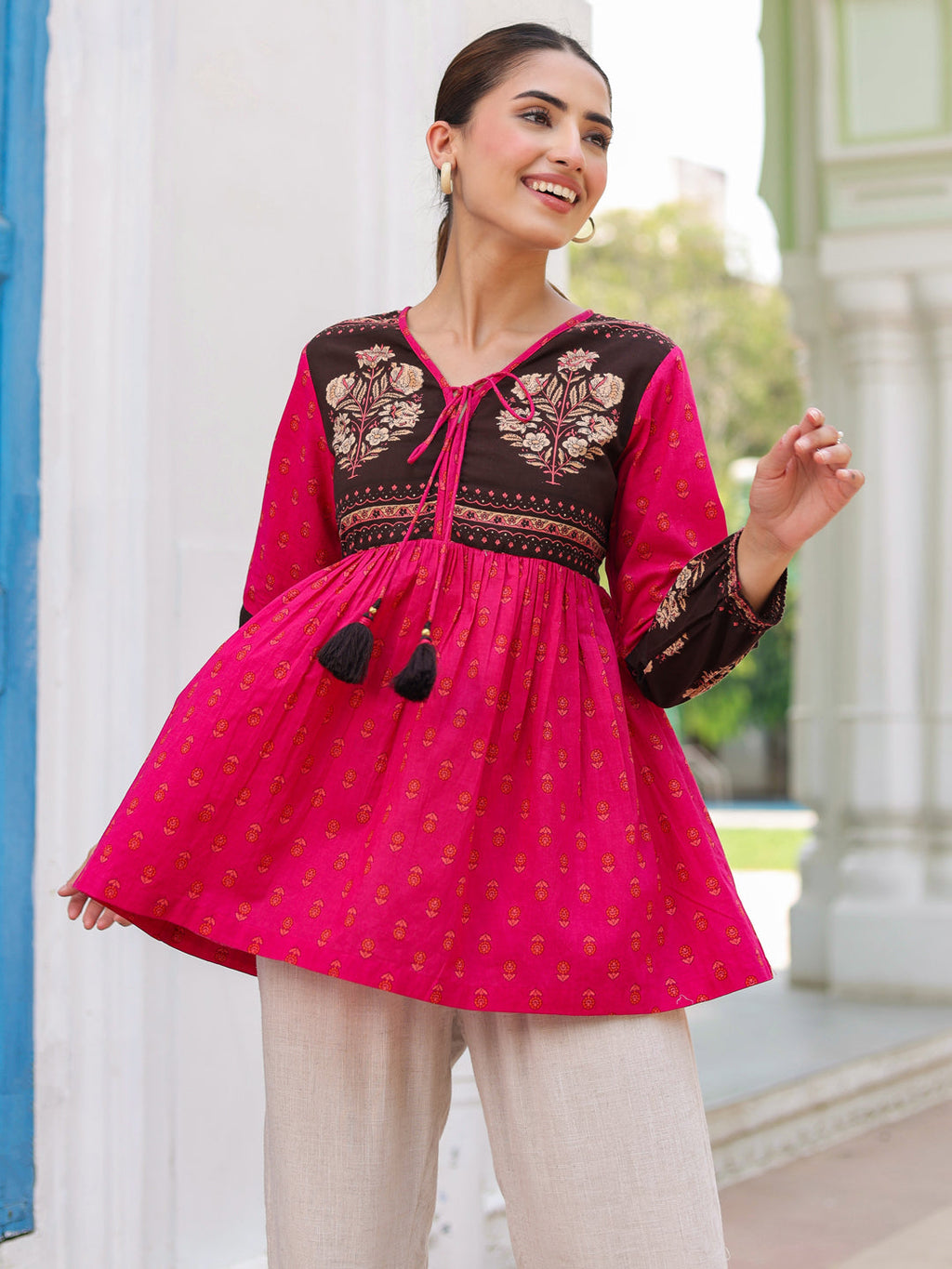 Print Cotton Top
