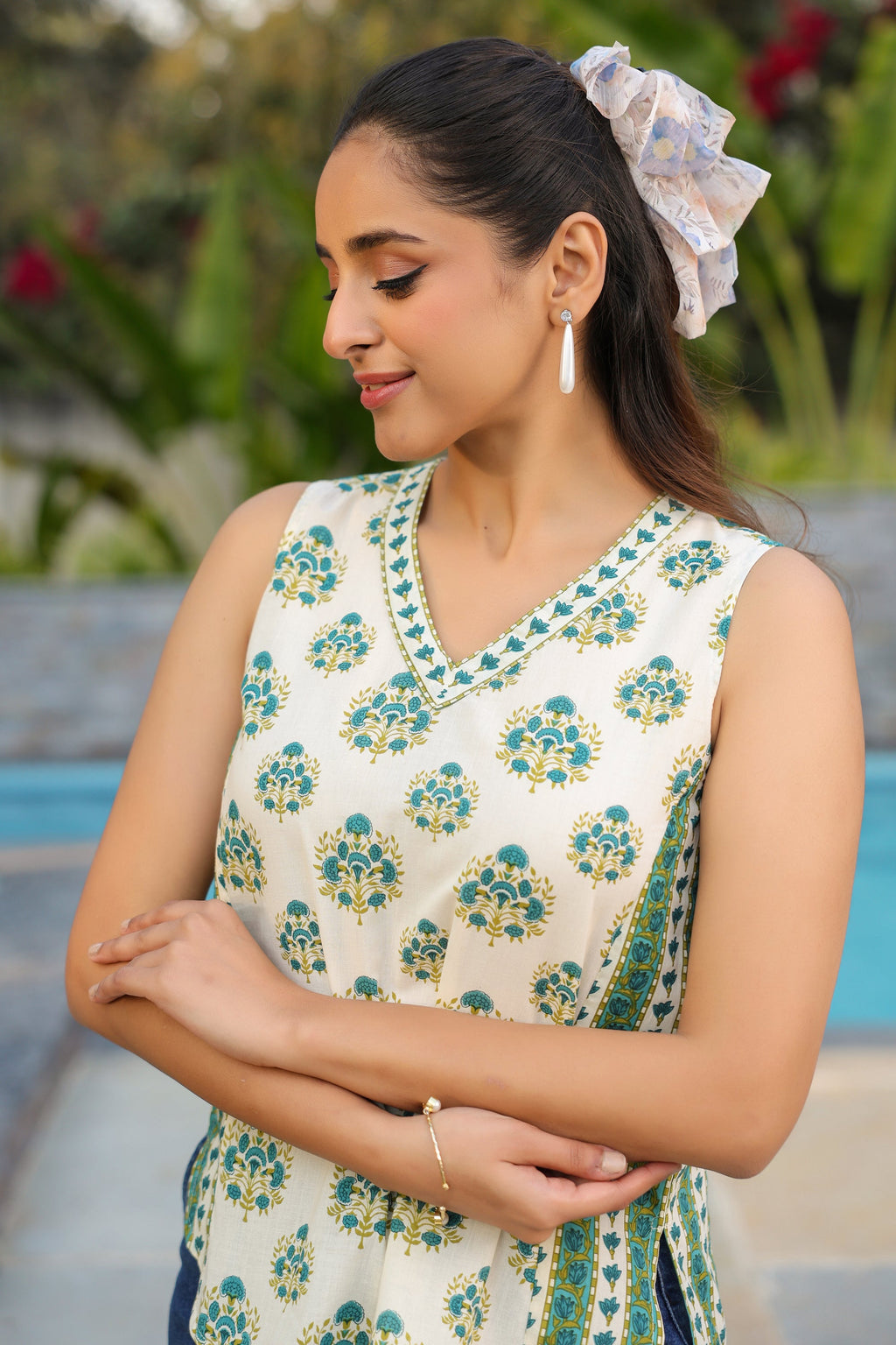 Print Cotton Top