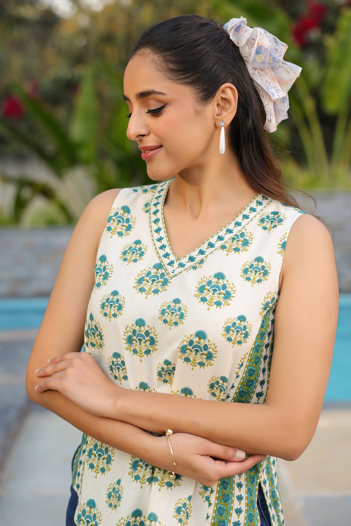 Print Cotton Top
