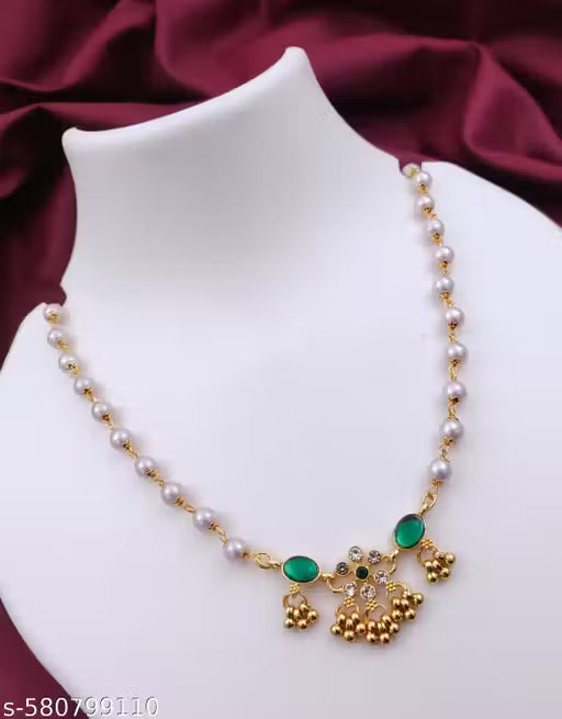 Fancy matte finish Jewelery Set diva Necklace Gold-plated jewellery set
