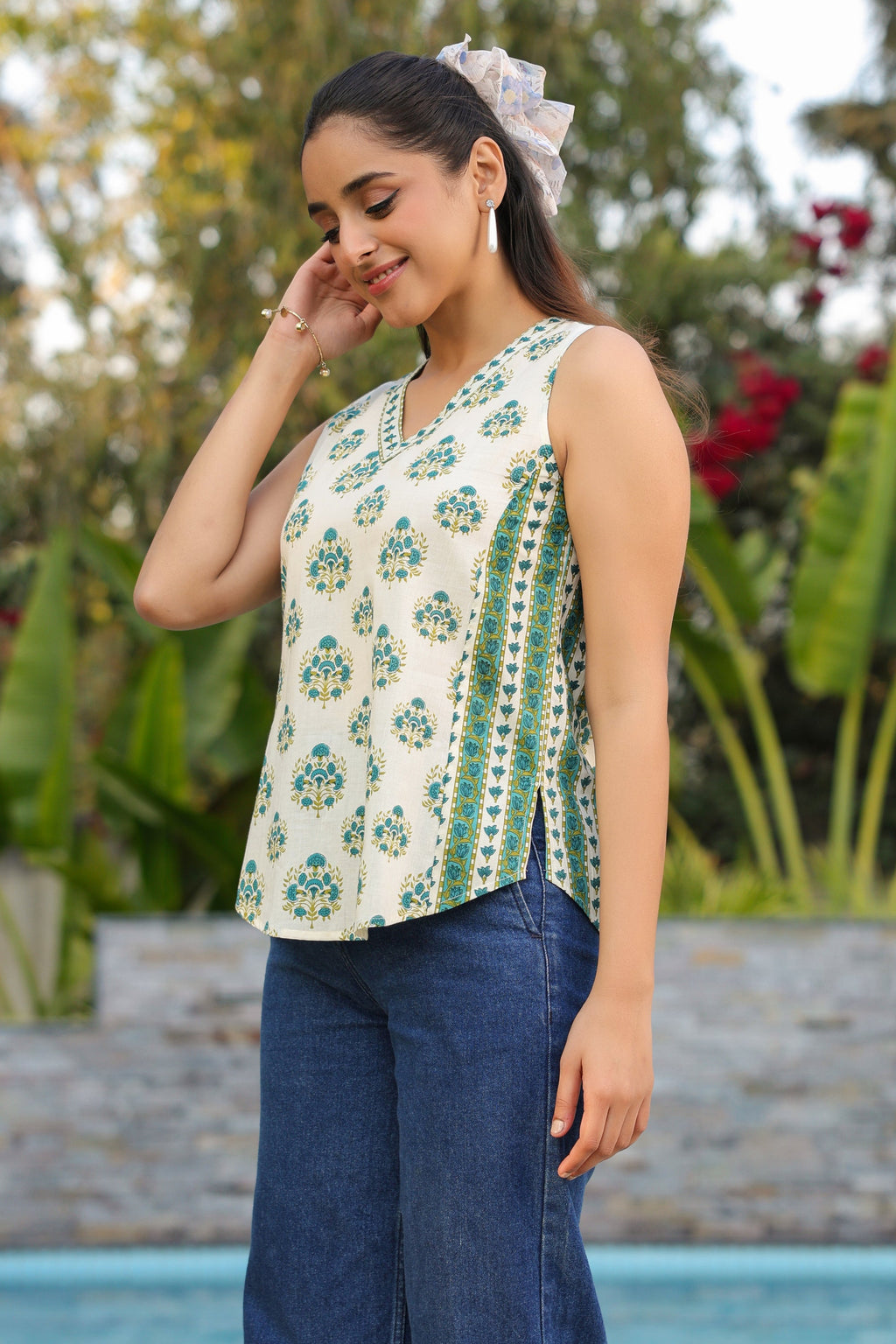 Print Cotton Top